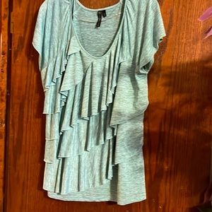 Lovely ruffled shirt.  Size XL.  Perfect for holidays.